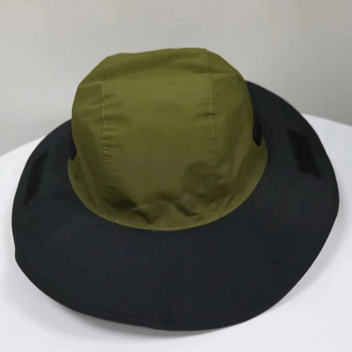 Military Green Outdoor Waterproof Wide-Brim Rain Hat - Heavy-Duty Rain Protection