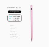 Pink Stylus Pen for iPad (2018 & Later) - Tilt Pressure, Magnetic Attachment, LED Battery Indicator, Type-C Rechargeable