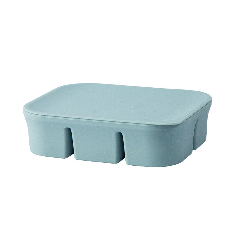 Blue Multifunctional Silicone Ice Cream Mold with 6 Cavities for Homemade Treats