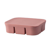 Red Multifunctional Silicone Ice Cream Mold with 6 Cavities for Homemade Treats