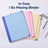 (Thick Version)Yellow Accordion File Binder with 12 Envelopes - Durable Document Organizer