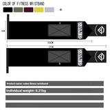 1 Pair Grey Heavy-Duty Gym Wrist Wraps for Weightlifting, Powerlifting, and Injury Prevention - Front View