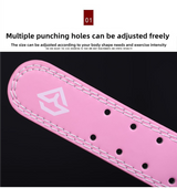 Size S Pink Professional Weightlifting Belt with Sponge Padding for Deep Squat and Deadlift - Men and Women Fitness Support - 45-Degree Angle