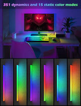 1 Piece RGB LED Gaming Light Bar - Dual Color Temperature & Adjustable RGB Effects, USB-Powered Backlight for Monitors, Remote & Button Control, 30cm Lightweight Design