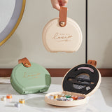 Apricot Portable Sewing Kit with Threads, Needles, and Tools - Compact Travel Case for Sewing Accessories