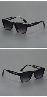 Black Trendy Oversized Lightweight Blue Light Blocking Sunglasses for Men - Anti-Fog, Photochromic, and UV Protection