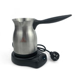 Automatic Stainless Steel Coffee Maker Pot with Anti-Overflow Sensor for Greek, Turkish, and Arabic Coffee