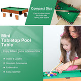 Wooden Mini Snooker Tables Billiards Game Pool Table Set Toy Extra Size For Kids