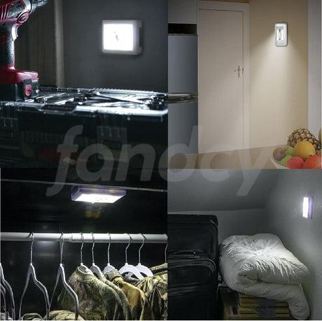 Magnetic COB LED Wireless Light Switch for Convenient Illumination