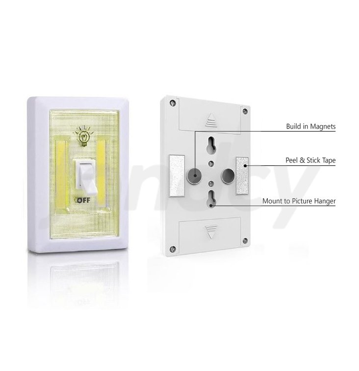 Magnetic COB LED Wireless Light Switch for Convenient Illumination