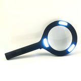 Illuminated Magnifying Glass with COB LED Technology - Black/Navy