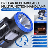 Brillar 300 Lumen USB Rechargeable Multifunction LED Searchlight