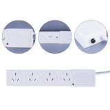 4 Outlet Powerboard With Surge Protection 1M Lead Cable