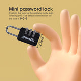 3 Dial Personalized Security Padlocks - 2 Pack - Top-Down View