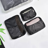 3-Piece Waterproof Luggage Organizer Set for Effortless Travel Packing