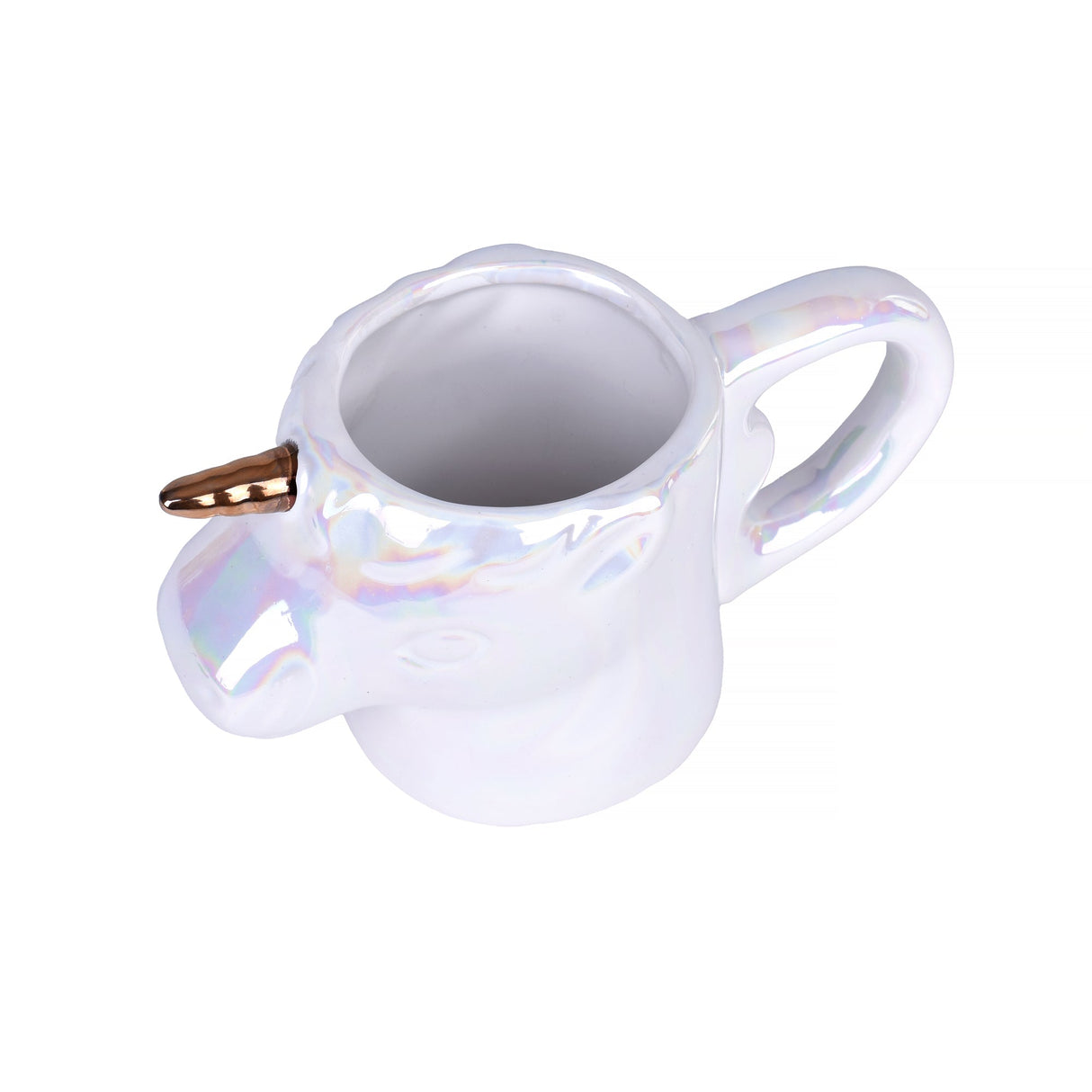 Iridescent Opalescent Rainbow Color Unicorn Ceramic Mug with Gift Box