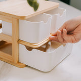 Bamboo Fibre Storage Drawer Set