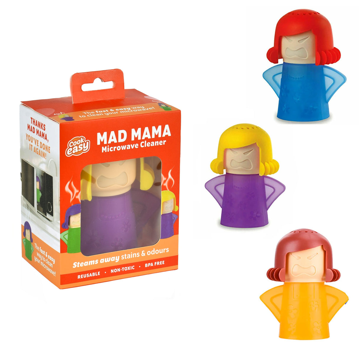 3 Pack MAD MAMA Microwave Cleaner