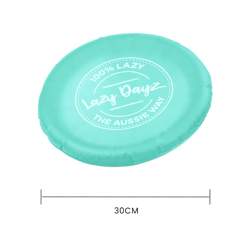 Lazy Dayz Inflatable Frisbee - Teal