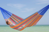 Mayan Legacy Double-Sized Hammock in Vibrant Mexicana Colors - Lightweight and Handwoven for Ultimate Comfort