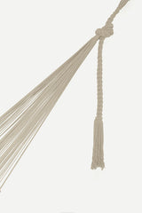 Mayan Legacy King Size Cotton Hammock with Hand-Crocheted Tassels in Marble - Perfect for Outdoor Relaxation