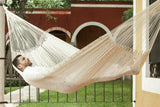 Family-Sized Marble Mayan Legacy Cotton Hammock for Outdoor Relaxation