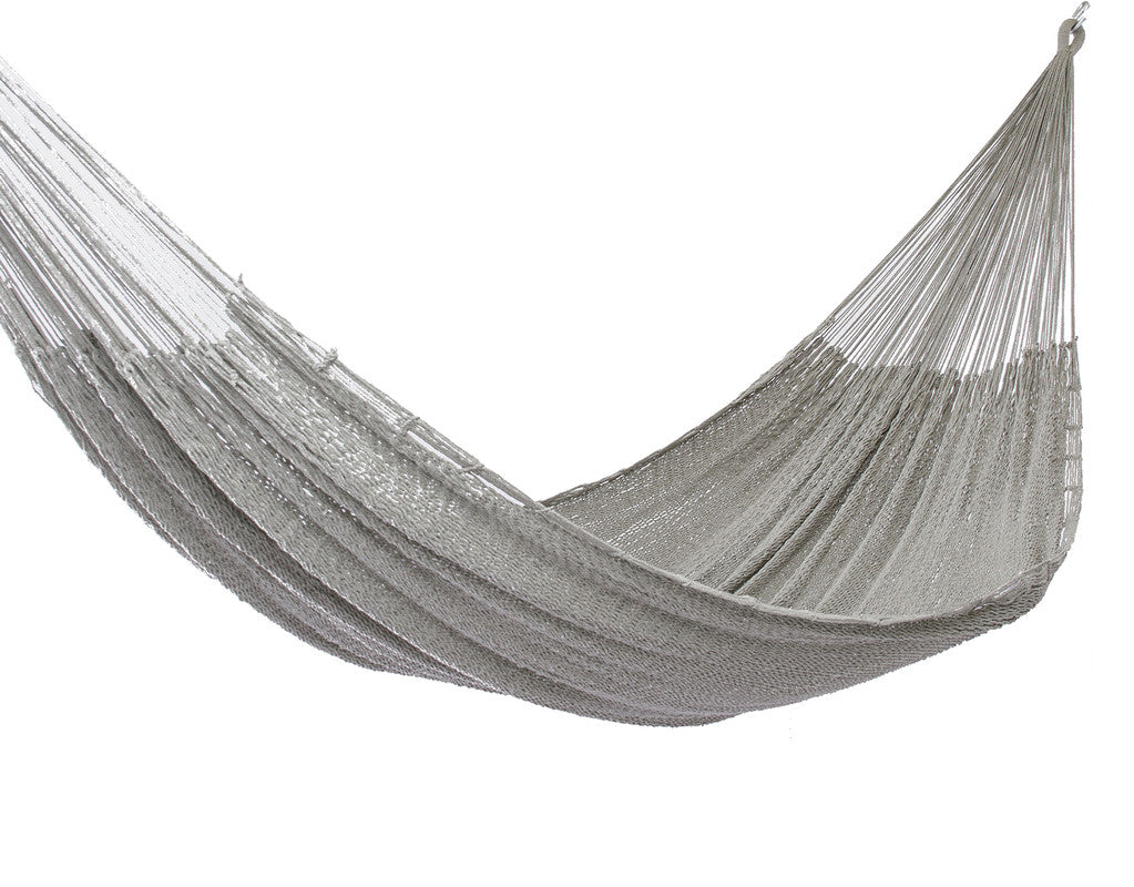 Mayan Legacy Extra Large Outdoor Cotton Mexican Hammock in Dream Sands Hue