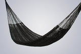 Outdoor undercover cotton Mayan Legacy hammock King size Black