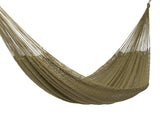 Extra-Large Outdoor Cotton Mayan Legacy Hammock for Three - King Size Cedar