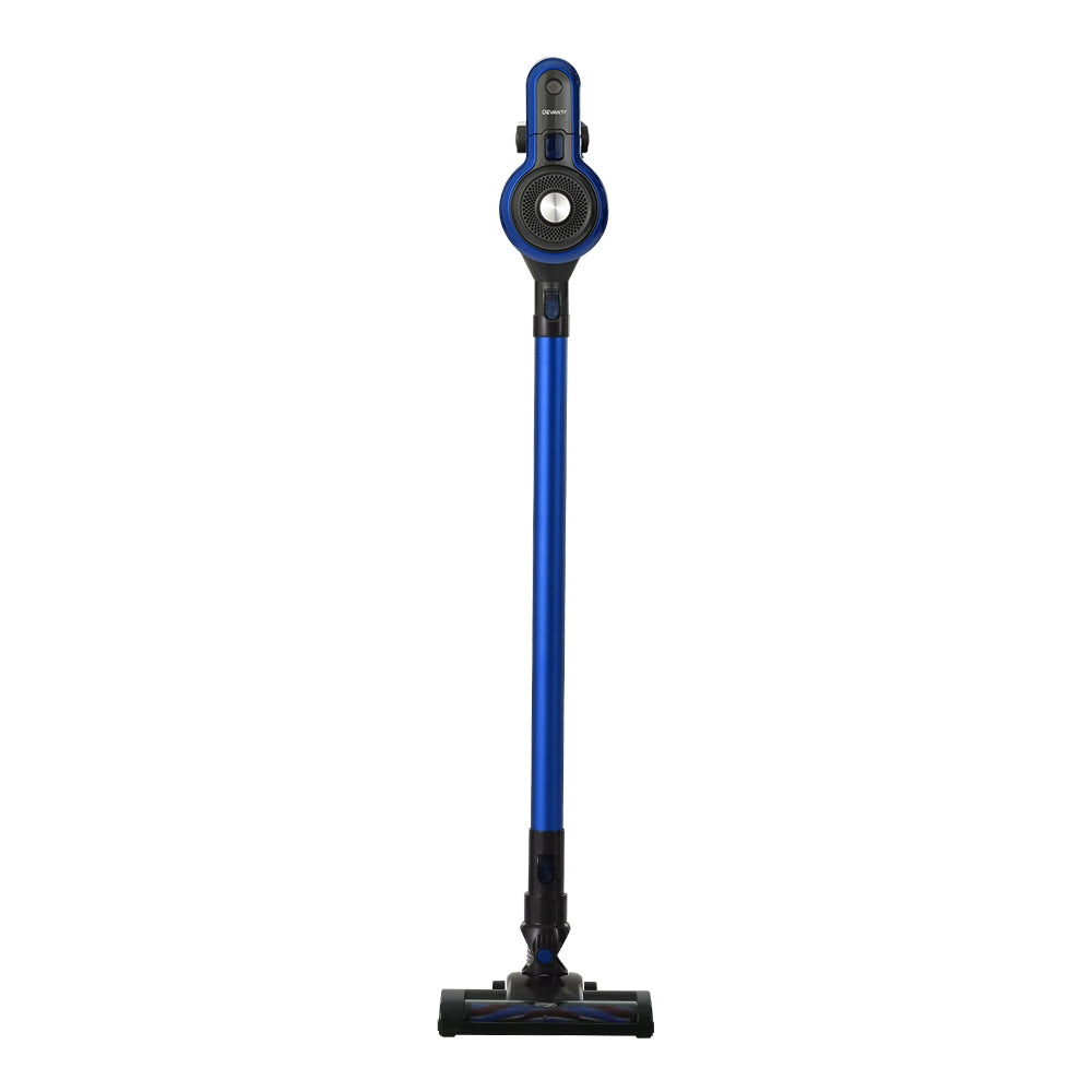 Devanti Cordless Brushless Stick Vacuum Cleaner 250W - Blue