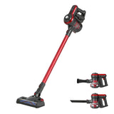 Devanti Cordless Brushless 250W Stick Vacuum Cleaner in Red