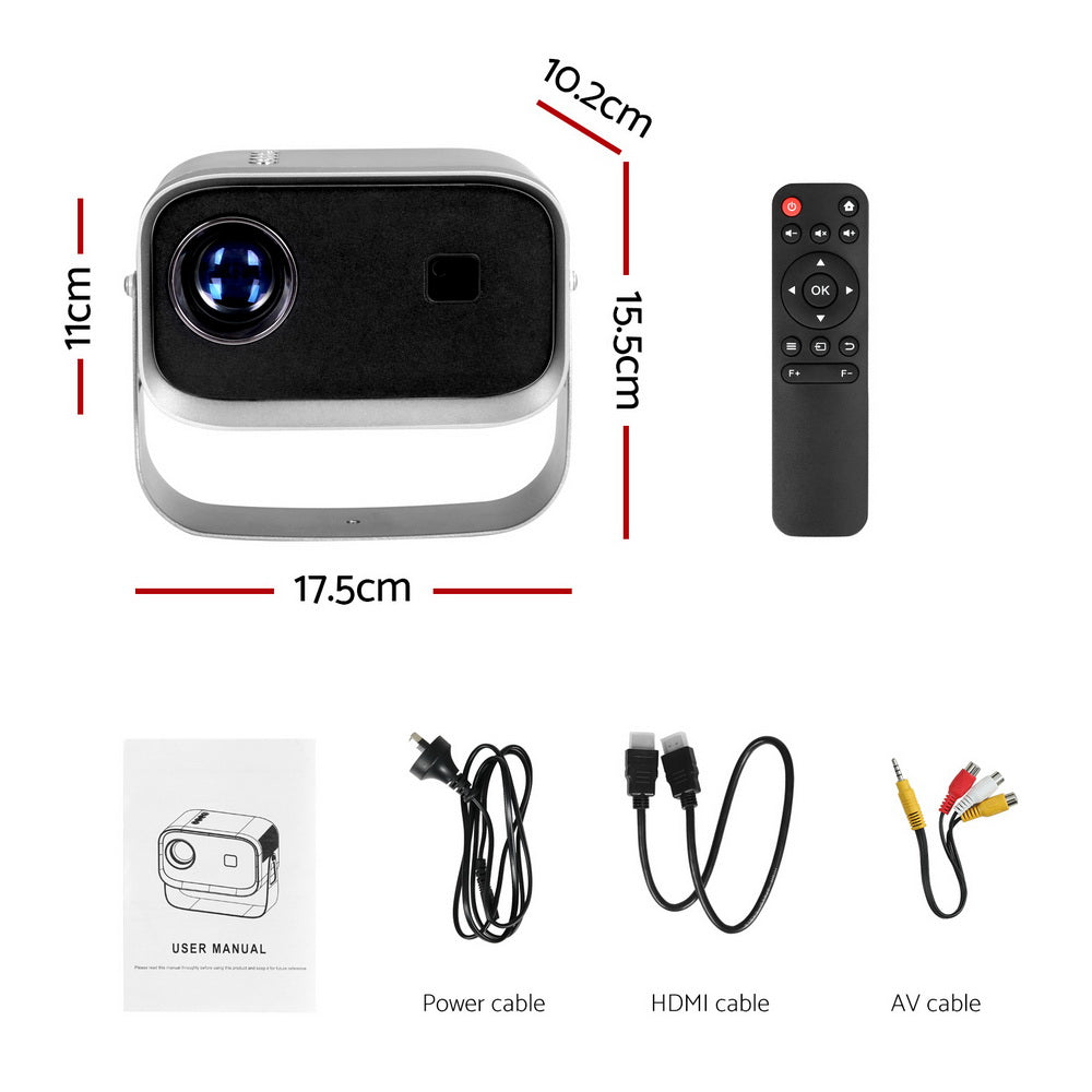 Devanti High-Definition Mini Projector with WiFi Connectivity