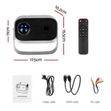 Devanti High-Definition Mini Projector with WiFi Connectivity