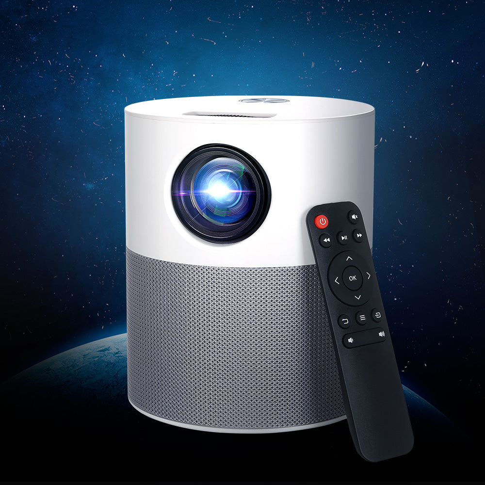 Devanti 1080P WiFi Mini Projector with Carry Bag - Portable Home Theater Experience