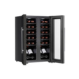 Devanti Wine Fridge Cooler Dual Zone 24 Bottles