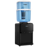 Devanti Water Cooler Dispenser 22L Bench Top Chiller Purifier Filter Hot Cold Black