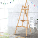 Artiss Painting Easel Pine Wood 147cm - Close-Up Angle