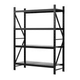 2Mx1.5M Giantz Garage Shelving Warehouse Rack Black