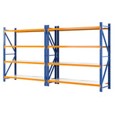 Giantz 4Mx2M Garage Shelving Warehouse Rack Orange