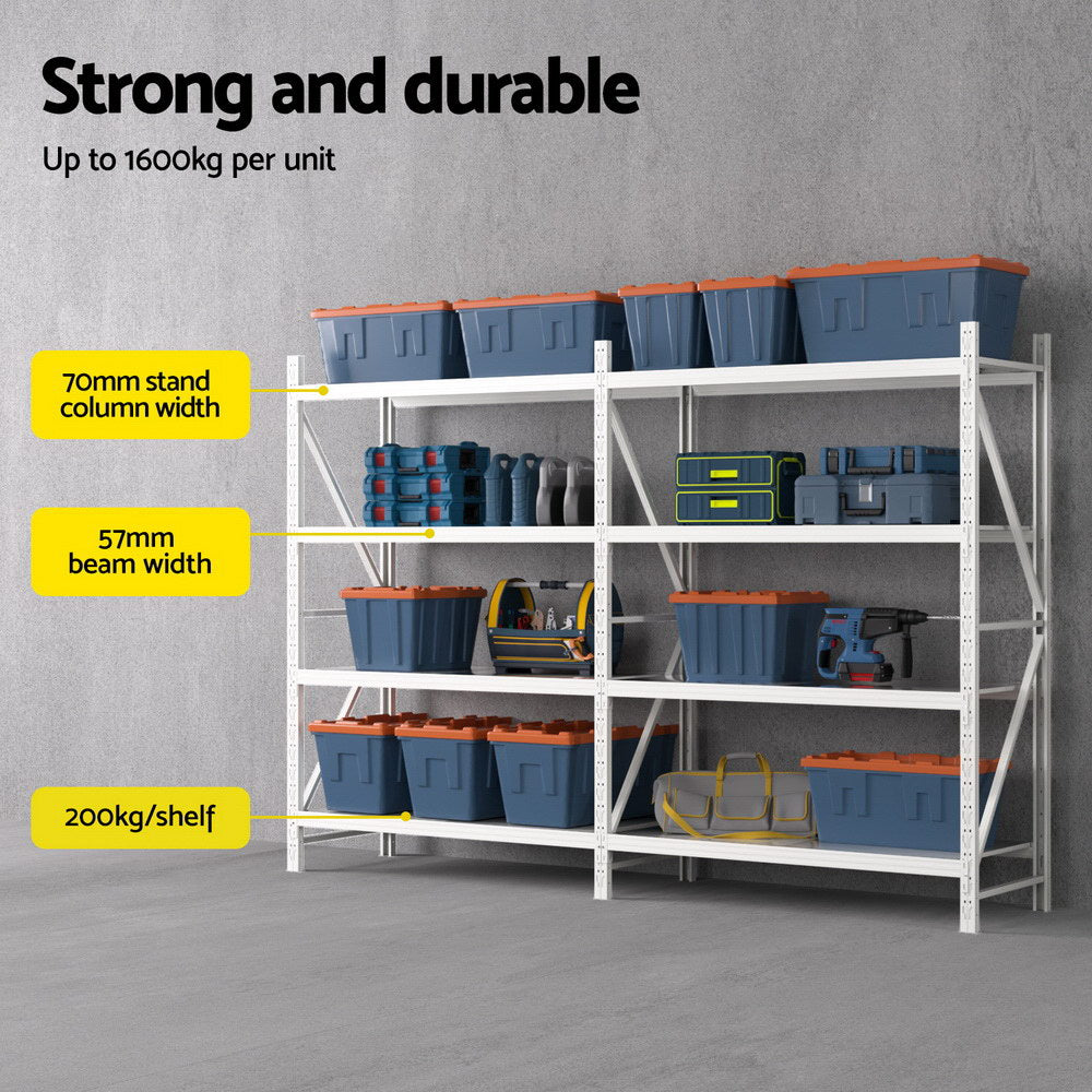 3Mx2M Giantz Garage Shelving Warehouse Rack