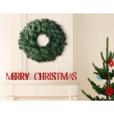 Festive Charm 60cm Christmas Wreath Garland for Holiday Decor & Parties