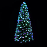 Enchanting 7FT Optic Fibre LED Christmas Tree with Multi-Color Lights and Star Topper