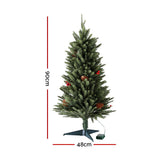 90cm Jingle Jollys LED Mini Christmas Tree for Festive Party Decorations