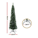 Snowy Elegance 1.8m Jingle Jollys Christmas Tree with 300 Lush Tips