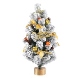 Mini Snowy Christmas Tree with Ornaments and Topper - 60CM Jingle Jollys