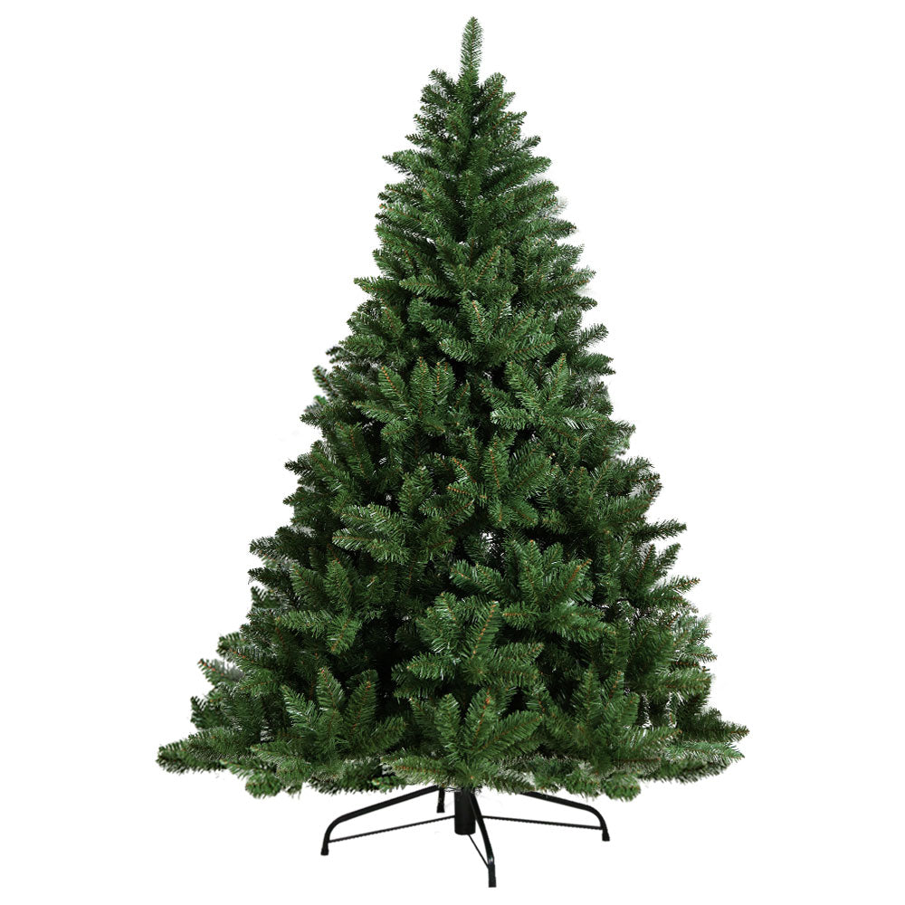 Enchanted 1.8m Green Christmas Tree with 650 Lifelike Tips and Easy Assembly