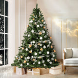 Enchanted 1.8m Green Christmas Tree with 650 Lifelike Tips and Easy Assembly