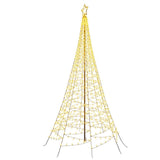 12ft Solar-Powered Jingle Jolly LED Christmas Tree with 800 Lights