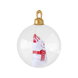 Jingle Jollys 60cm Inflatable Snowman Bauble - Giant Christmas Decoration