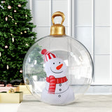 Jingle Jollys 60cm Inflatable Snowman Bauble - Giant Christmas Decoration